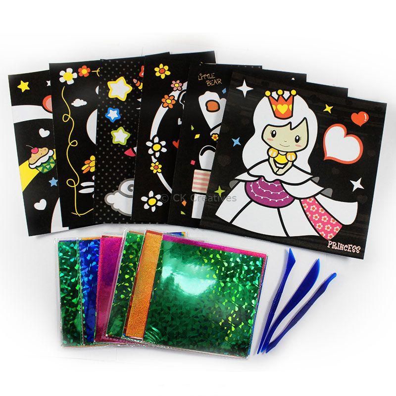 Download Foil Art Box Kit - 6-in-1 | Sand Art Kids Art and Craft Singapore