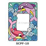 Suncatcher Photo Frame Kit - Swimming Dolphins