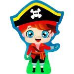 Sand Art Boys! Deco Board - Captain Pirate