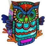 Animal Lantern With LED Light Kit - Owl