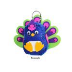 Felt Birdie Keychain - Pompous Peacock
