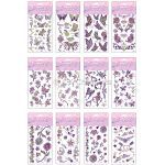 Temporary Glitter Tattoo - Rainbow Mix - Assorted Designs