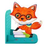 Animal Bookend Forest Theme - Furry Fox