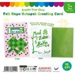Felt Raya Ketupat Greeting Card - Pack of 10