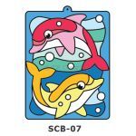 Suncatcher Board Painting Kit - Swimming Dolphins