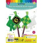 Felt Raya Ketupat Pencil Topper Pack of 10Felt Raya Ketupat Pencil Topper Pack of 10