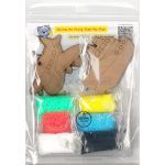 Foam Clay 2-in-1 Transport Keychain Kit - Train and Car/Aeroplane and Ship - Packaging Back