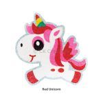 5-in-1 Unicorn Sand Art Magnet - Red  Unicorn
