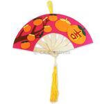 Felt Chinese New Year Fan Pack of 5 - Mandarin OrangeFelt Chinese New Year Fan Pack of 5 - Mandarin Orange