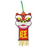 Felt Chinese New Year Wall Deco - Lion Dance