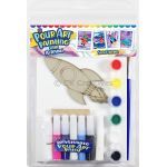 Pour Art Painting Kit With 3D Frame - Space Theme