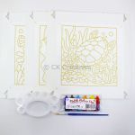 Batik Painting 3-in-1 Kit - Seaworld! - Contents