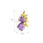 Unicorn Friends Clay Pencil Topper Size