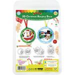 3D Christmas Hanging Deco Kit - Santa and Snowman