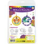 3D Deepavali Hanging Deco Kit - Lord Ganesha and Peacock