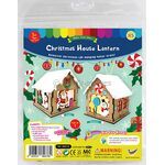 Christmas House Lantern Kit - Santa / Snowman
