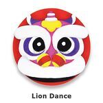 Chinese New Year Deco Board Magnet Kit - Lion Dance