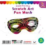 Scratch Art Fun Mask - Pack of 10
