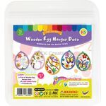 Wooden Easter Egg Hanger Deco Kit