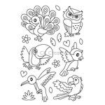 Suncatcher Window Deco Kit - Feathery Birds - Designs