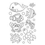 Suncatcher Window Deco Kit - Sealife Animals - Designs