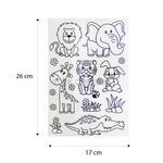 Suncatcher Window Deco - Zoo Animals - Size