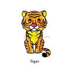 Suncatcher Window Deco - Zoo Animals - Tiger