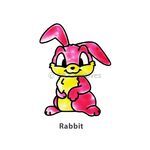 Suncatcher Window Deco - Zoo Animals - Rabbit