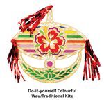 Traditional Paper Kite Wau Deco - Colourful DIY Wau