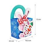 Wooden Bunny Candy Box - Size