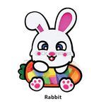 LED Cutie Felt Table Lamp Box Kit - Rabbit