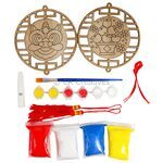 Air-Dry Clay Chinese New Year Deco Hanger Kit Part 1 - Lion Dance And Mandarin Orange - Contents