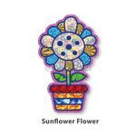 Foil Art 4-in-1 Flower Board Kit - Sunflower