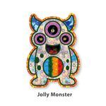 Foil Art 4-in-1 Monster Board Kit - Jolly Monster