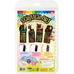 Scratch Art Bookmark Wild Life Part 2 - Tapir, Kancil, Malayan Tiger, Asian Elephant