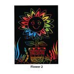 Scratch Art Flower - 4 Unique Flowers