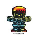 Scratch Art Halloween Deco Stand - Frankenstein