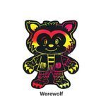 Scratch Art Halloween Deco Stand - Werewolf