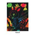 Scratch Art National Wild Life Part 2 - Kancil