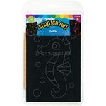 Scratch Art Sealife Kit - Seahorse, Dolphin, Octopus, Shark