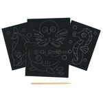 Scratch Art Sealife Kit - Contents