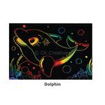 Scratch Art Sealife Kit - DolphinScratch Art Sealife Kit - Contents