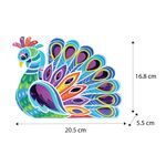 LED Peacock Hanging Light Deco Painting - Size