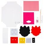 Felt Lunar New Year Lion Dance Decorative Art Stand - Contents