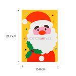 Santa Claus Christmas Paper Deco Stand - Size