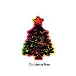 Wooden Christmas Ornament Deco - 12 Jolly Holiday Pals! - Christmas Tree