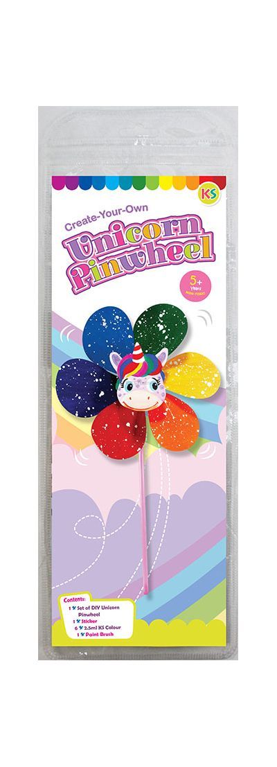 DIY Pinwheel Kit - Unicorn - Packaging Front