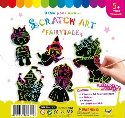Scratch Art Fairytale Kit