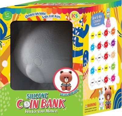 Silicone Coin Bank Painting Series E Kit