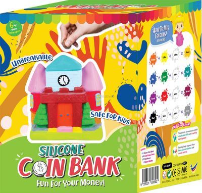Silicone Coin Bank Painting Series E - Packaging Back